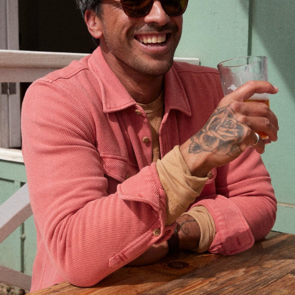 OUTERKNOWN - Chroma Blanket Shirt "Vintage Red"